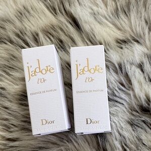 Dior J'adore L'or Essence de Parfum - Elegant White and Gold 2x3.5ml